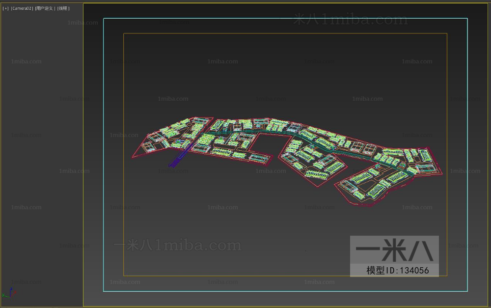 Modern Architectural Bird's-eye View Planning