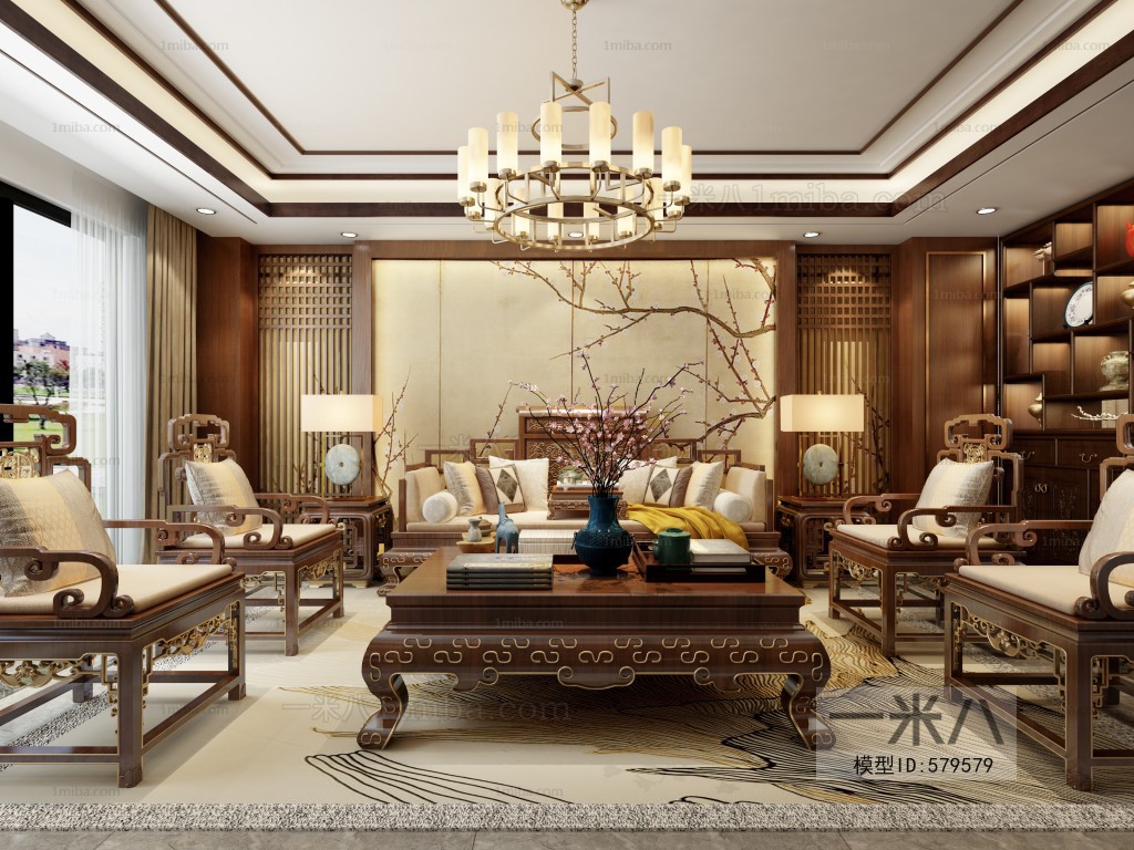 New Chinese Style Dining Room