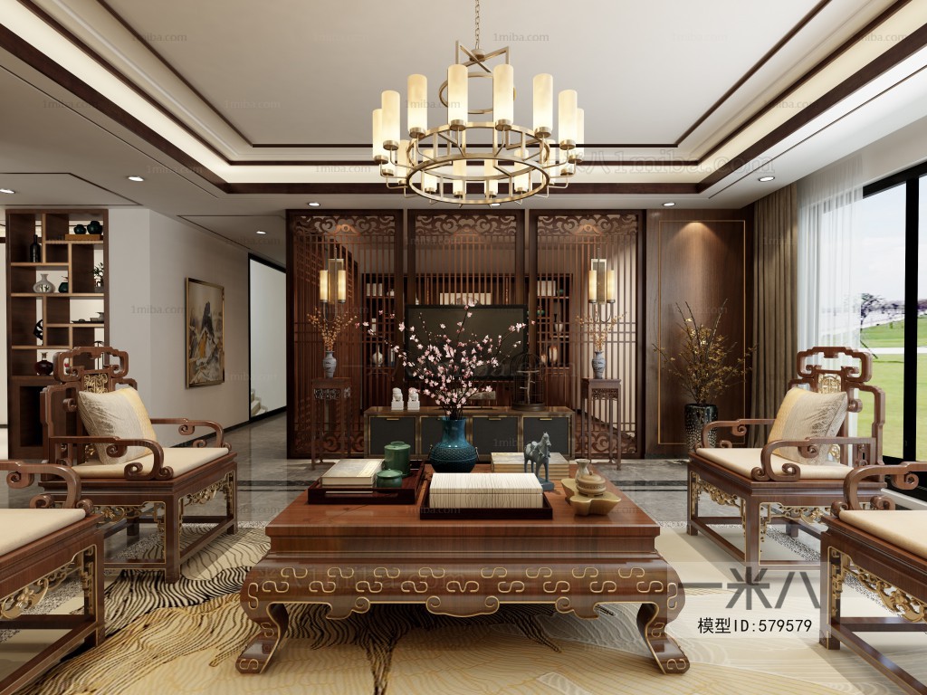 New Chinese Style Dining Room