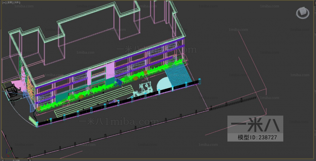 Modern Architectural Bird's-eye View Planning