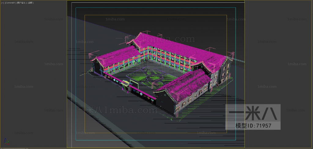 Chinese Style Architectural Bird's-eye View Planning