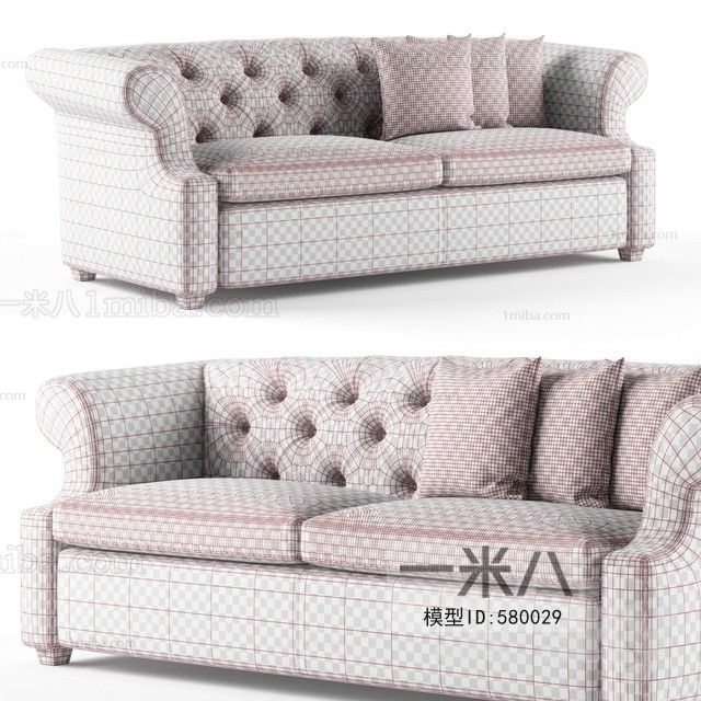 American Style A Sofa For Two