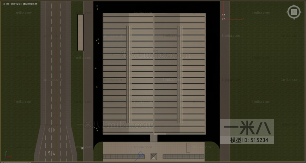 Modern Architectural Bird's-eye View Planning