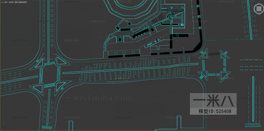 Modern Architectural Bird's-eye View Planning