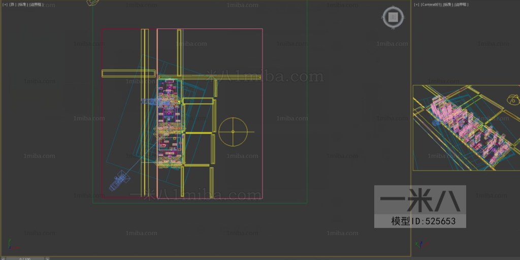 Modern Architectural Bird's-eye View Planning