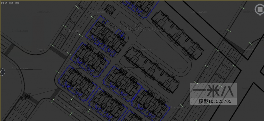 Modern Architectural Bird's-eye View Planning