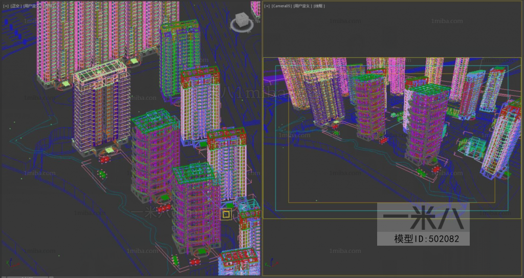 Modern Architectural Bird's-eye View Planning