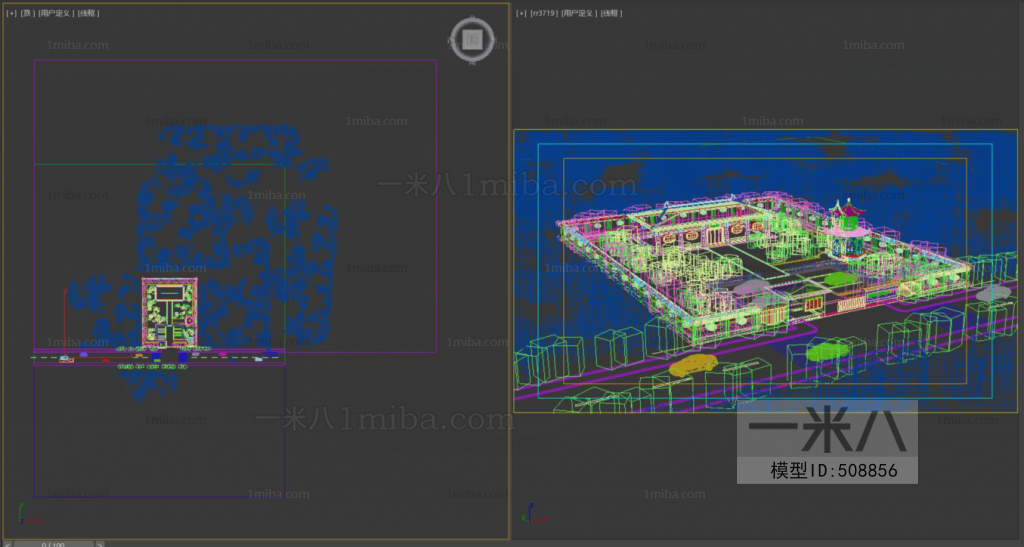 Chinese Style Architectural Bird's-eye View Planning