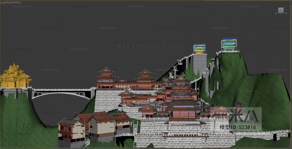 Chinese Style Ancient Architectural Buildings