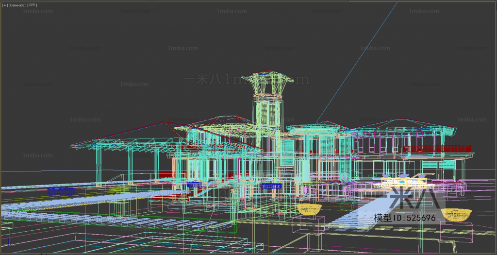 New Chinese Style Building Appearance