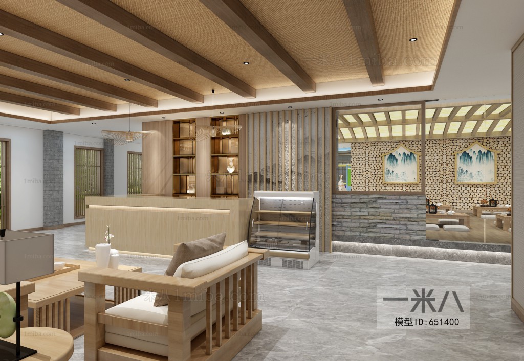 New Chinese Style Medical Space And Cultural Space
