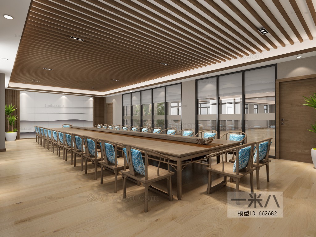 New Chinese Style Meeting Room