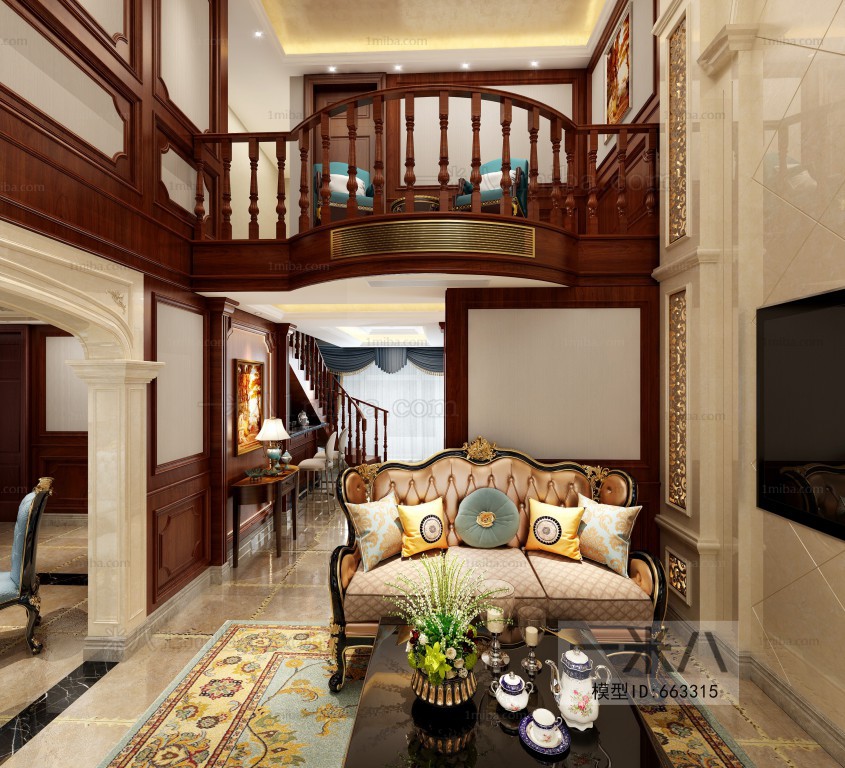 New Classical Style Hallway