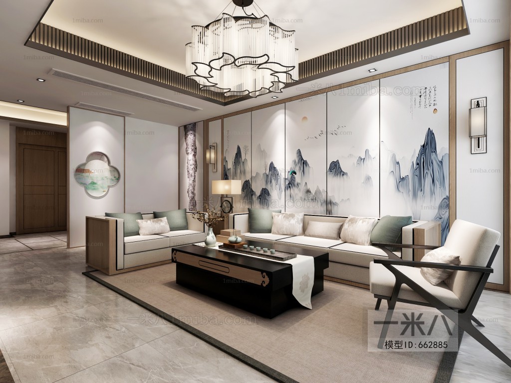 New Chinese Style Hallway