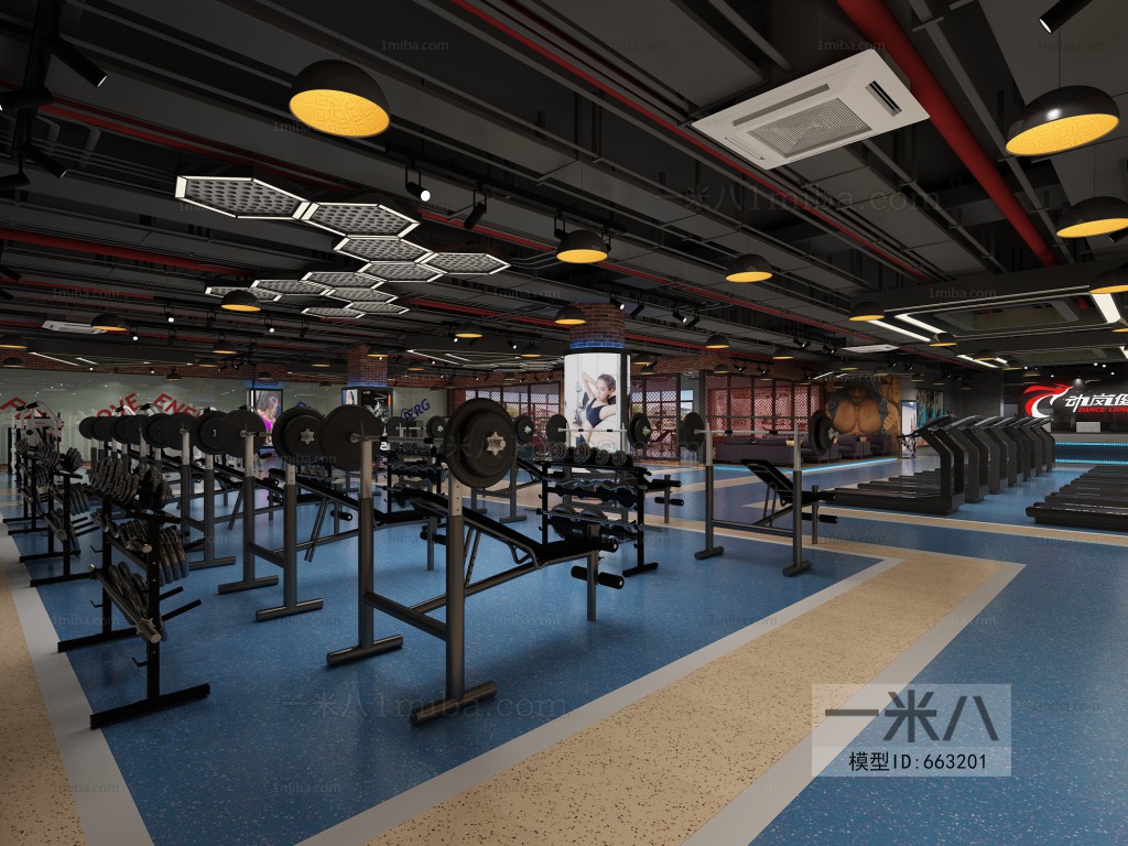 Industrial Style Gym