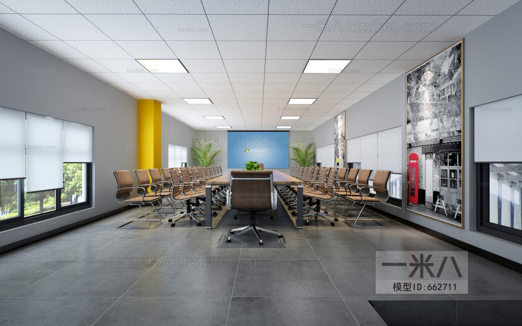 Industrial Style Meeting Room