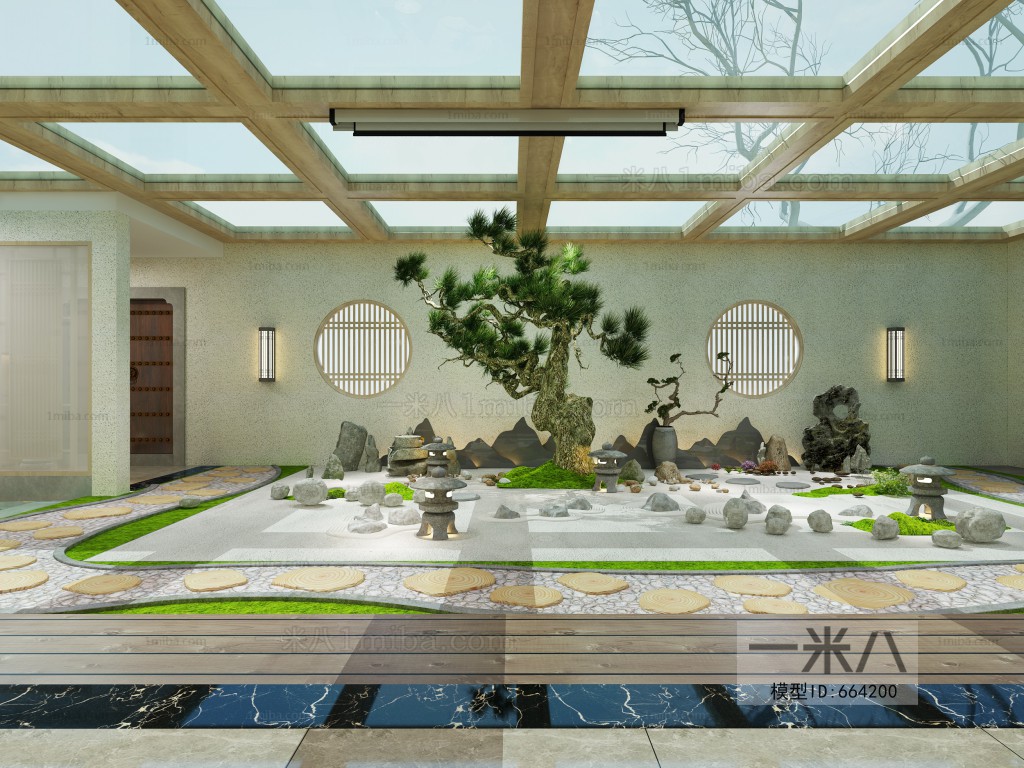 New Chinese Style Courtyard/landscape