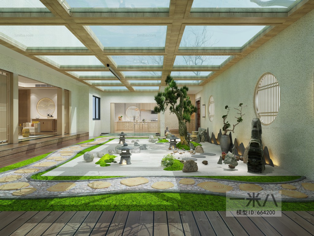 New Chinese Style Courtyard/landscape