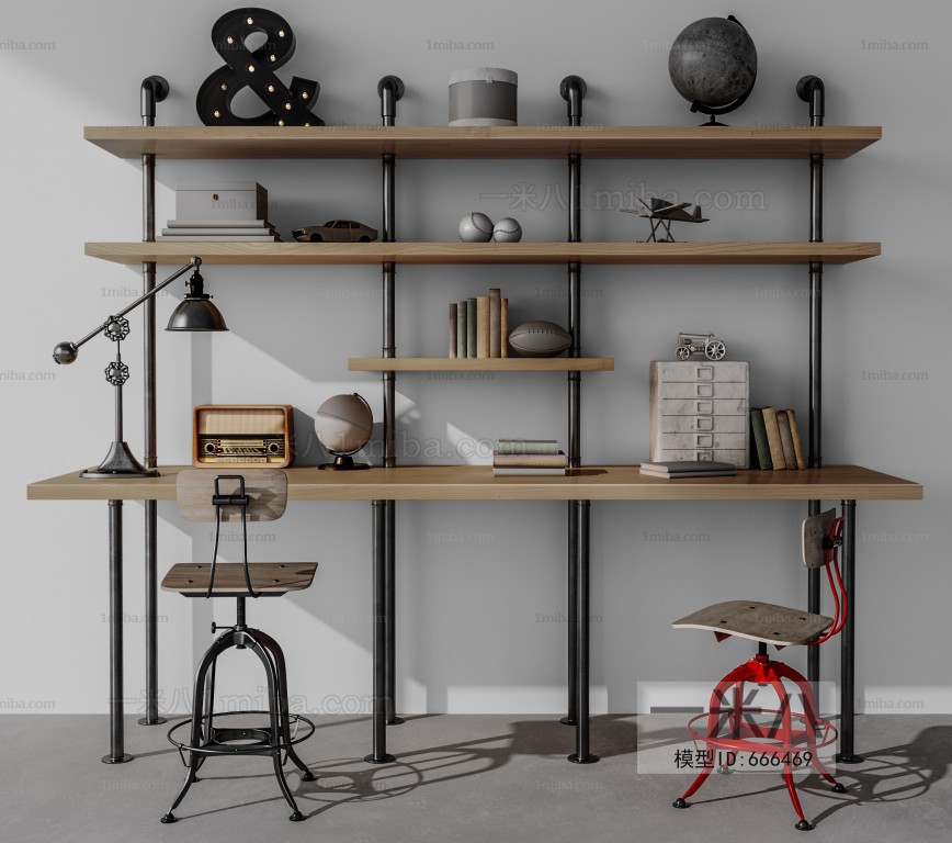 Industrial Style Bookshelf