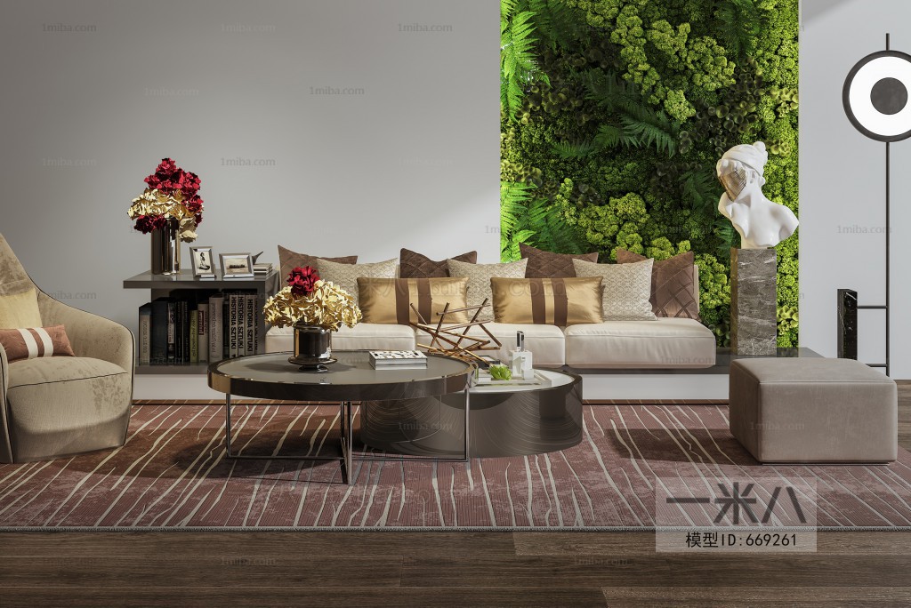 New Chinese Style Sofa Combination