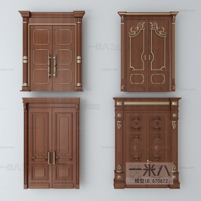 European Style Single Door