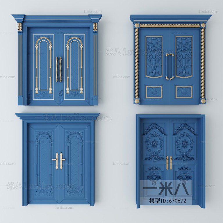 European Style Single Door