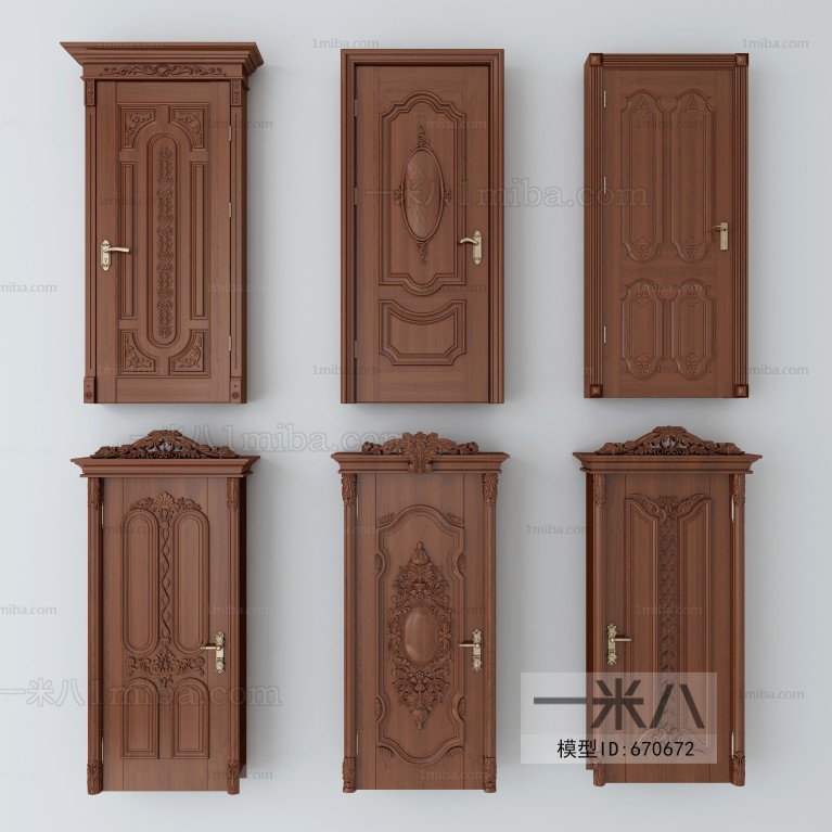 European Style Single Door