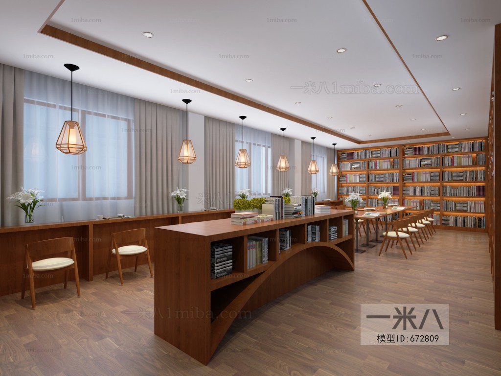 New Chinese Style Library