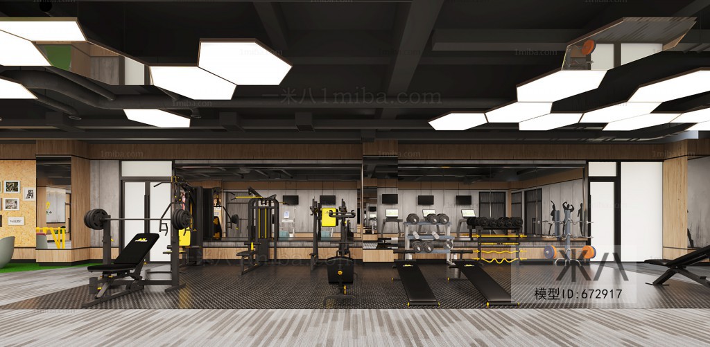 Industrial Style Gym