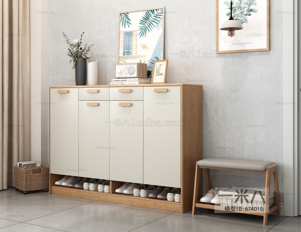 Nordic Style Shoe Cabinet