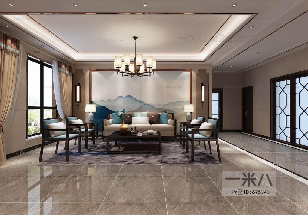 New Chinese Style Dining Room