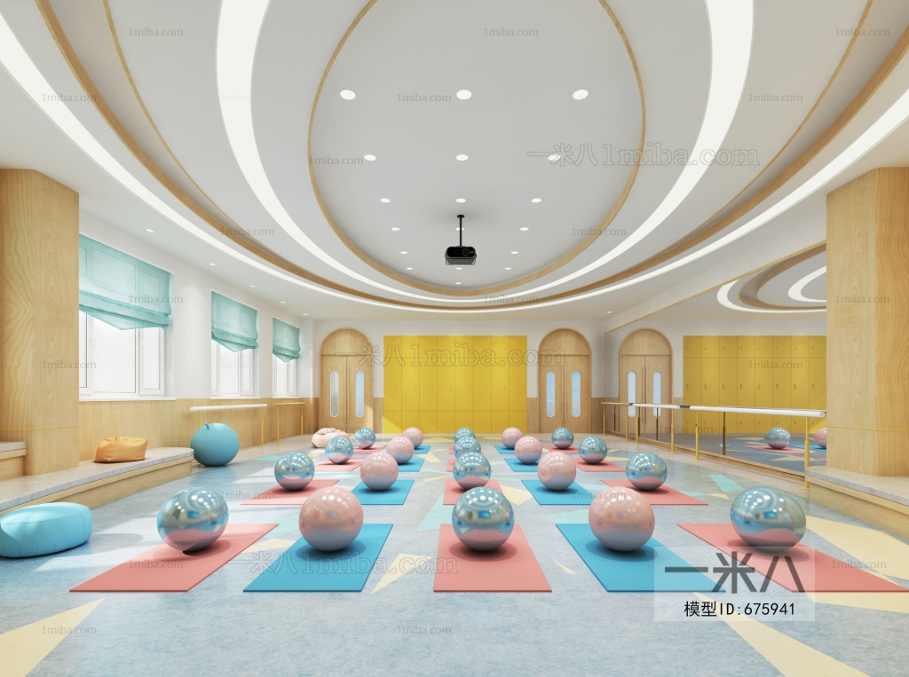 Modern Yoga Room