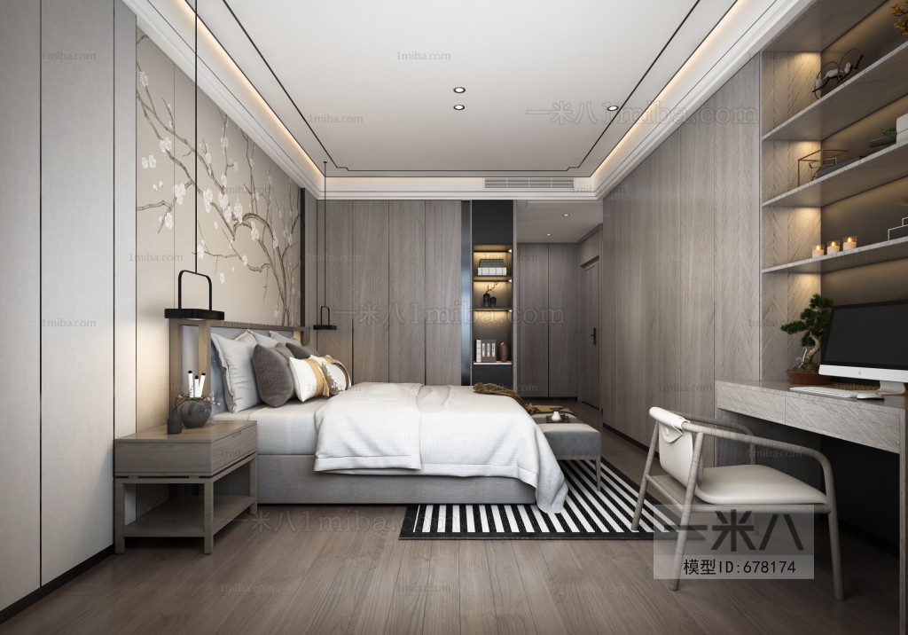 New Chinese Style Bedroom