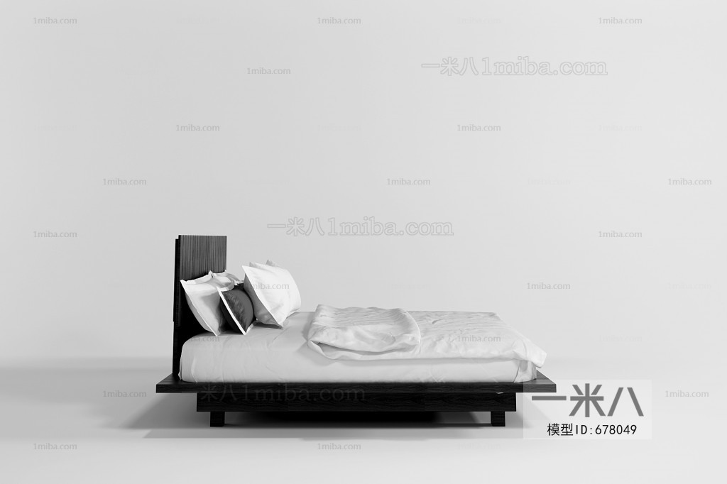 New Chinese Style Double Bed