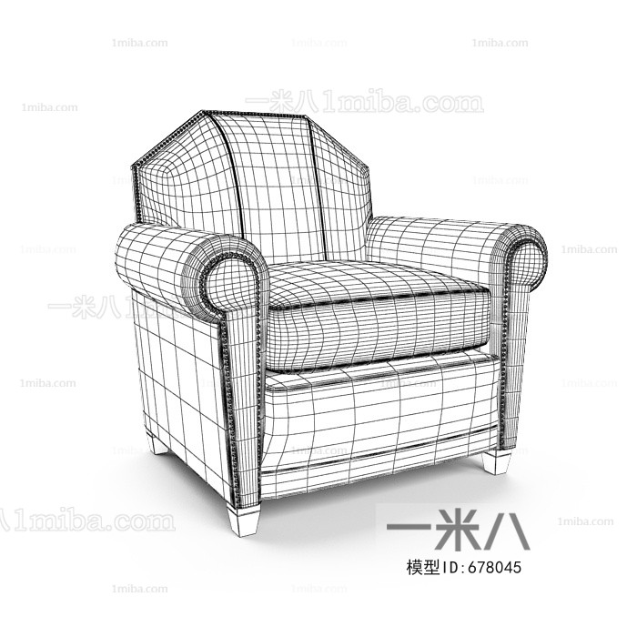 American Style Single Sofa