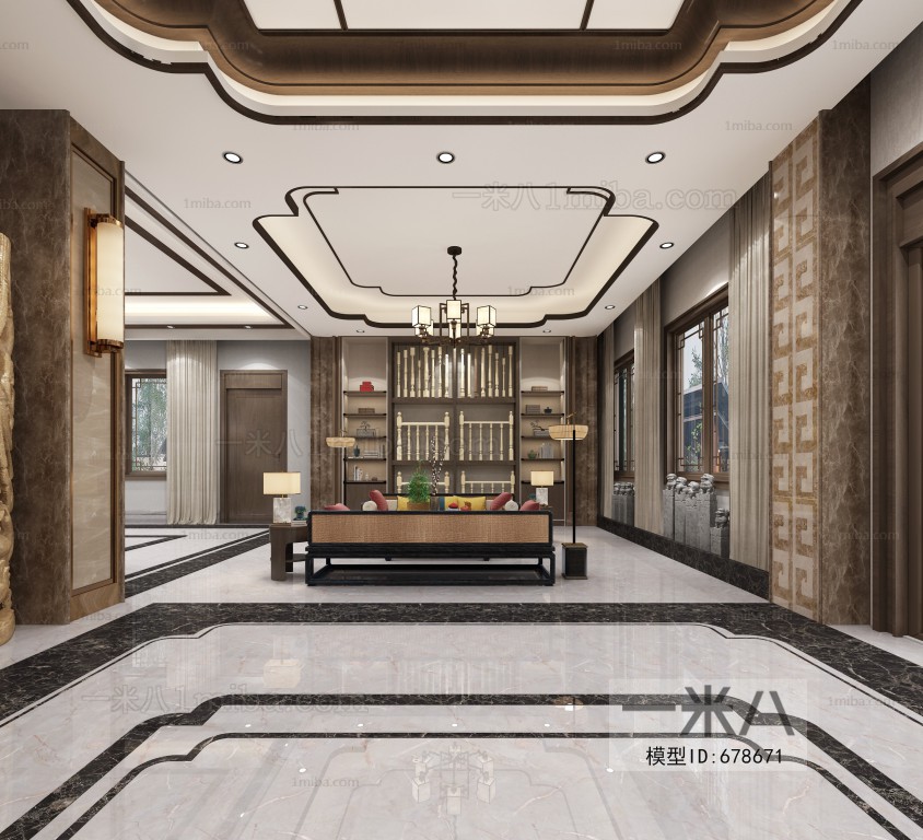 New Chinese Style Exhibition Hall