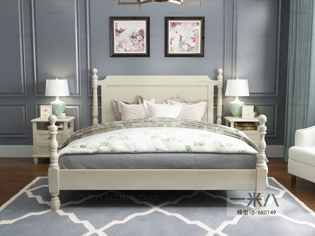 American Style Double Bed