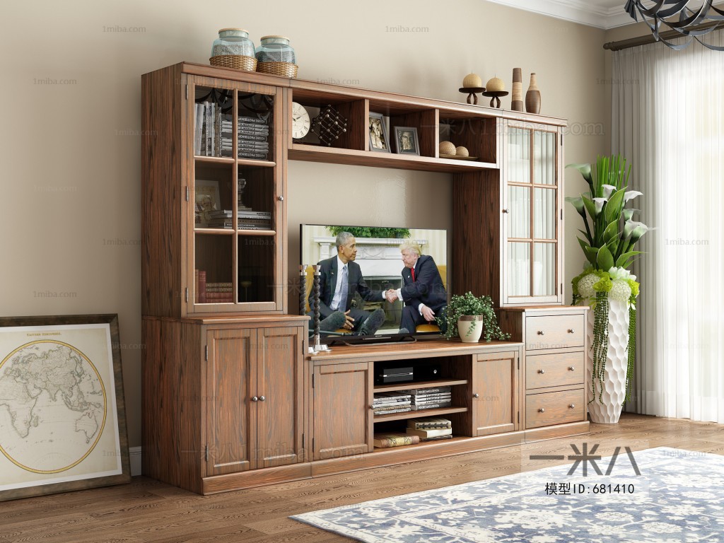 American Style TV Cabinet