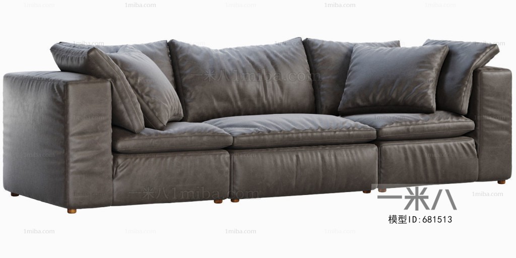 Modern Three-seat Sofa