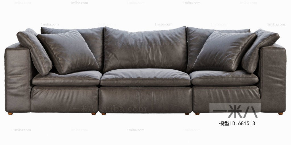 Modern Three-seat Sofa