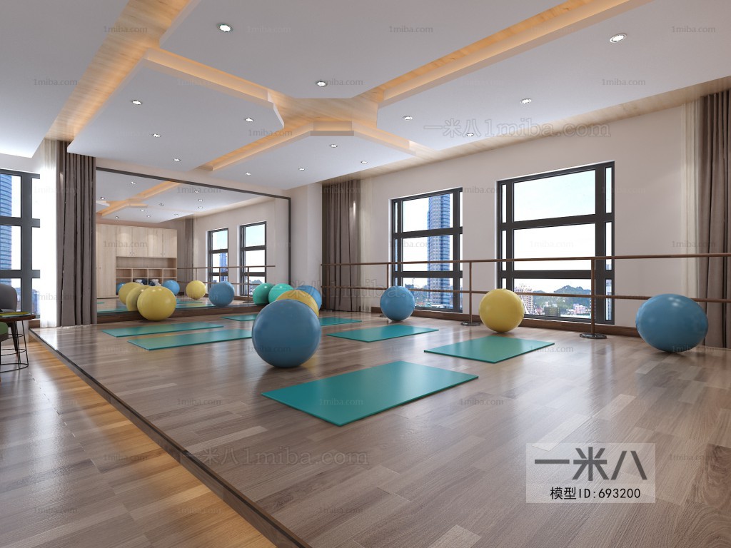 Modern Yoga Room