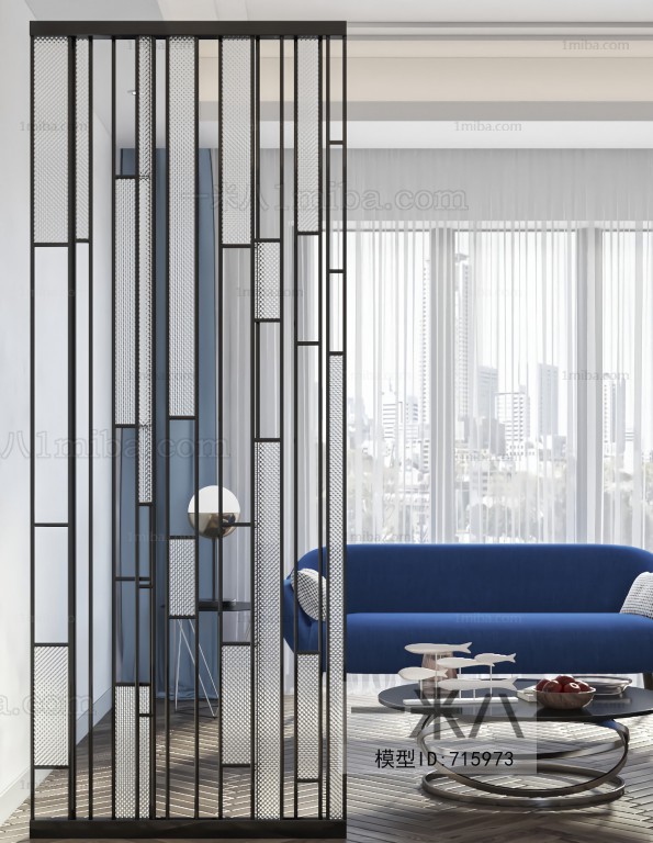 Modern Glass Screen Partition