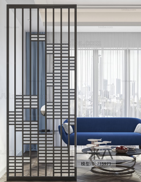 Modern Glass Screen Partition