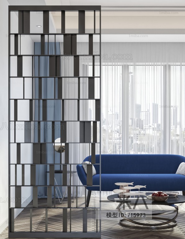 Modern Glass Screen Partition