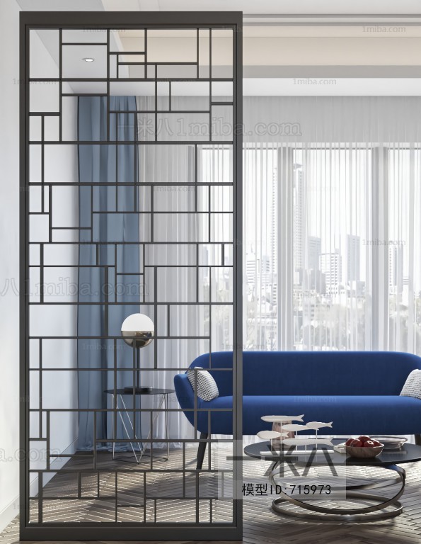 Modern Glass Screen Partition