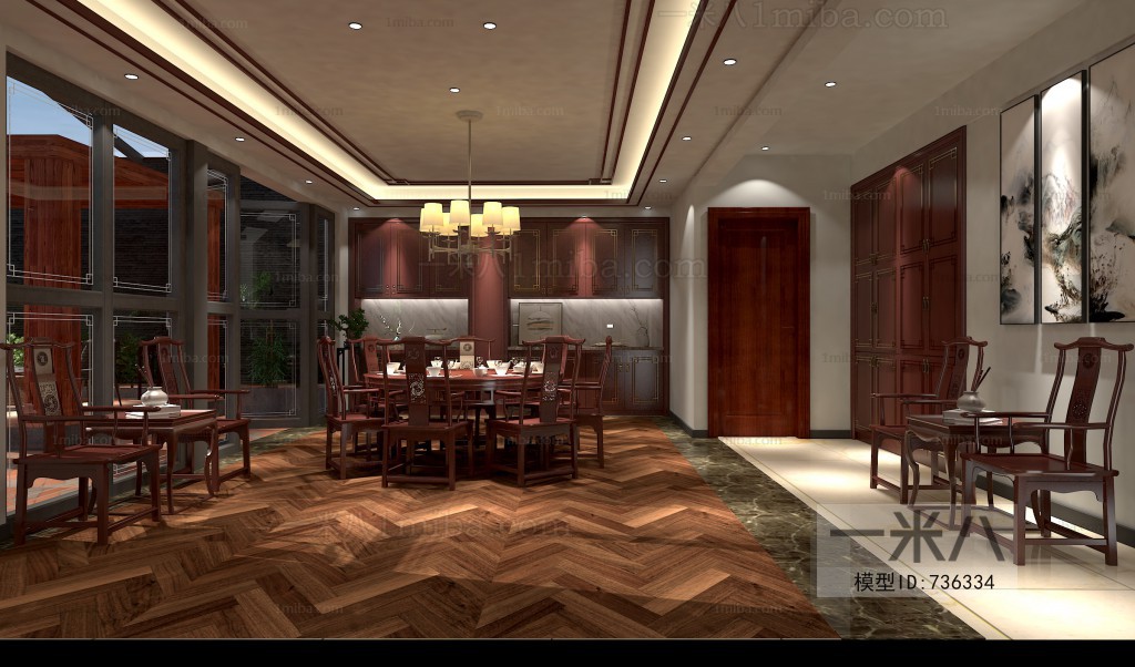 Chinese Style Dining Room