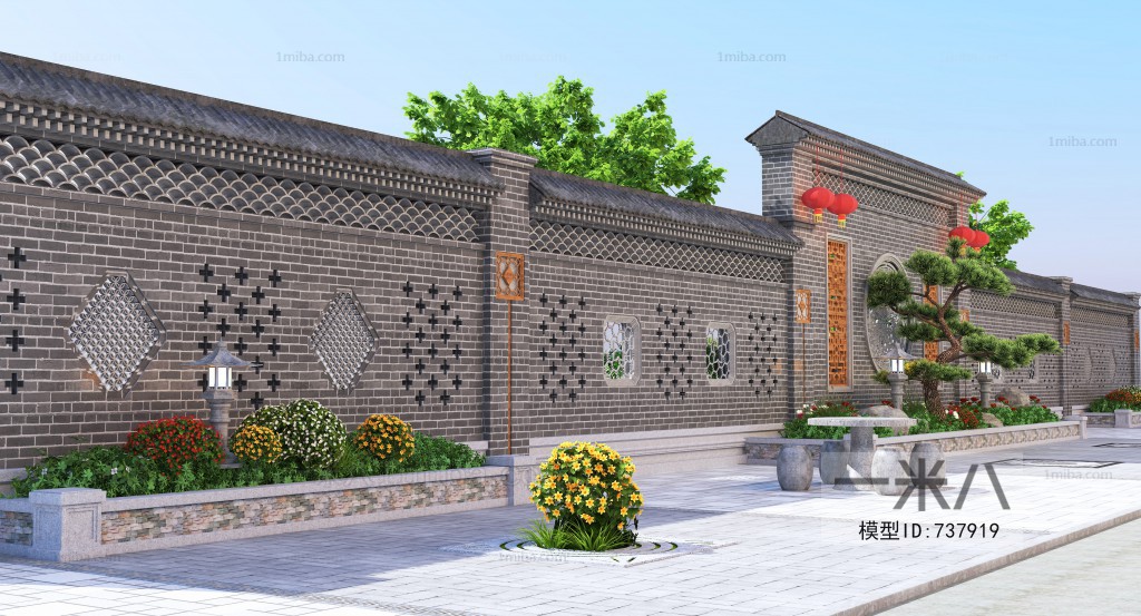 Chinese Style Building Component