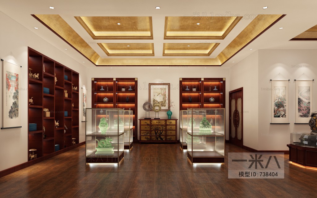 New Chinese Style Exhibition Hall