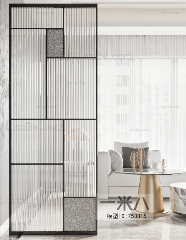 Modern Glass Screen Partition