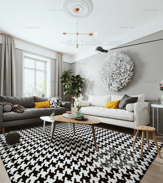 Nordic Style A Living Room